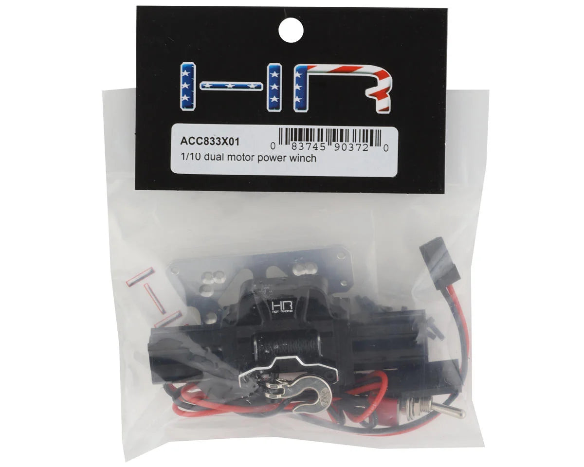 Hot Racing 1/10 Scale Dual Motor Power Winch (Black)