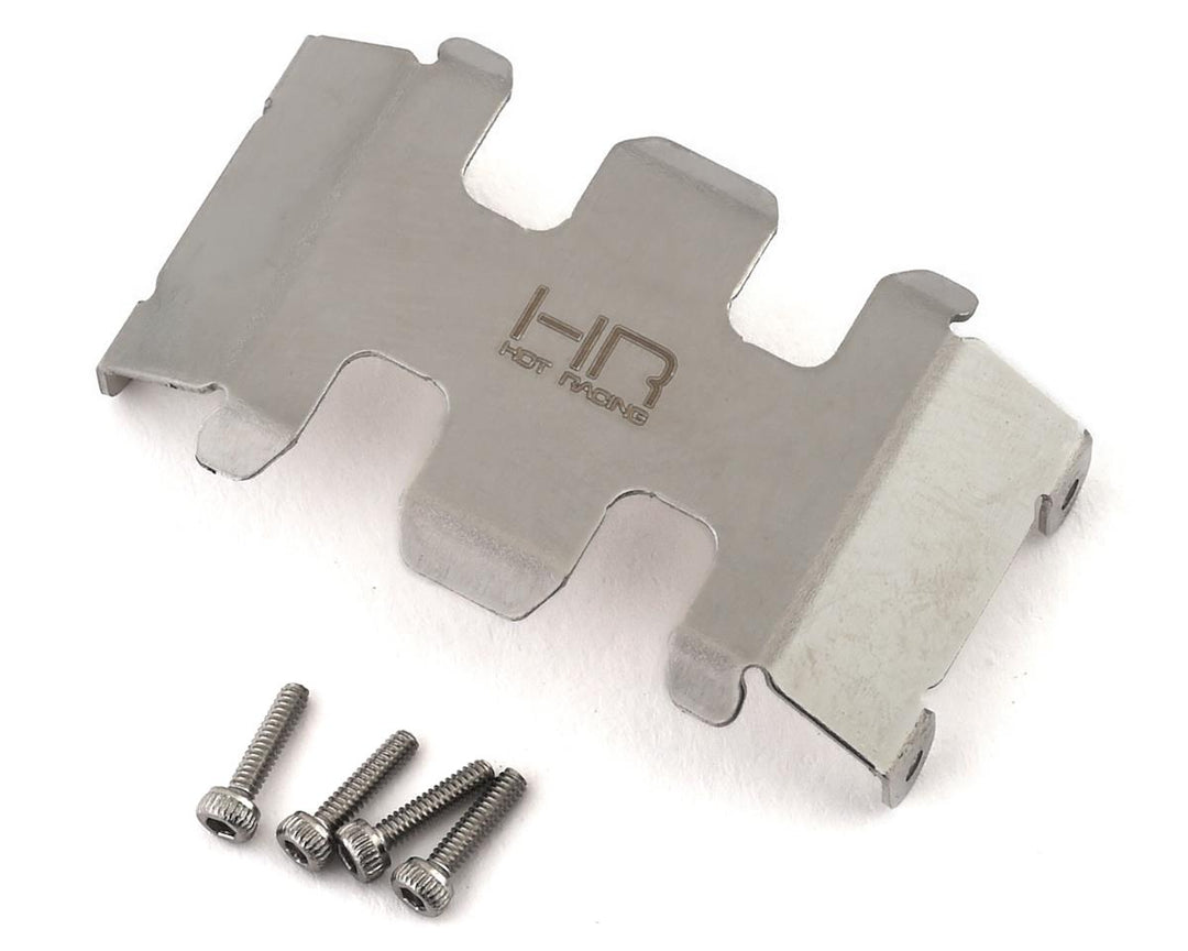Hot Racing Stainless Steel Belly Skid Plate SCX24 - Iron City RC Hobbies