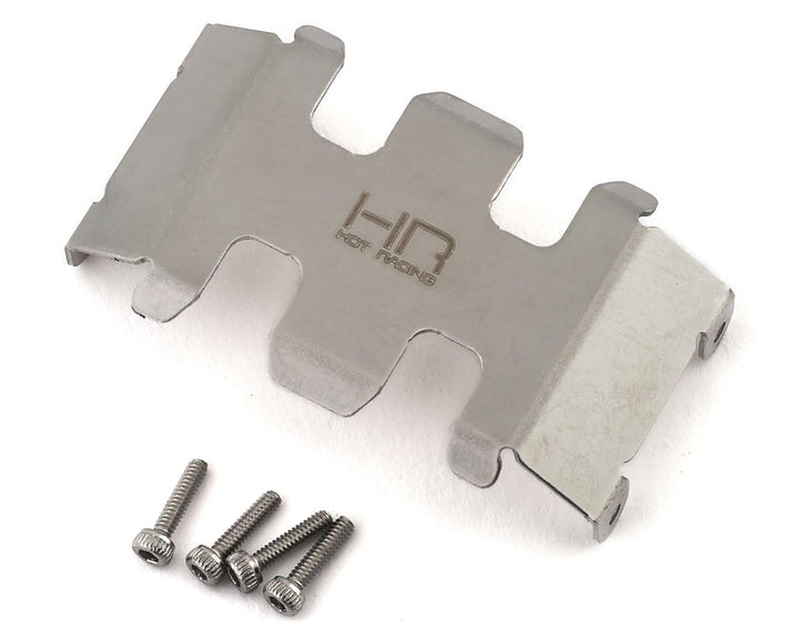 Hot Racing Stainless Steel Belly Skid Plate SCX24 - Iron City RC Hobbies