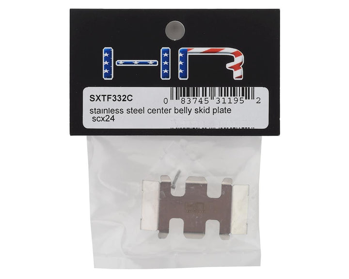 Hot Racing Stainless Steel Belly Skid Plate SCX24 - Iron City RC Hobbies
