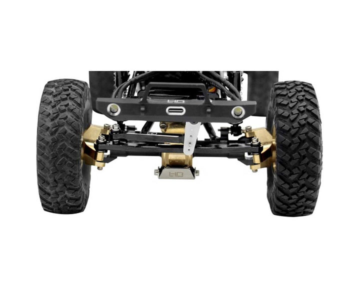 Hot Racing Black Aluminum Fix Link Steering Rod SCX24 - Iron City RC Hobbies