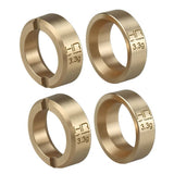 Hot Racing 3.6g Brass Wheel Weights, SCX30