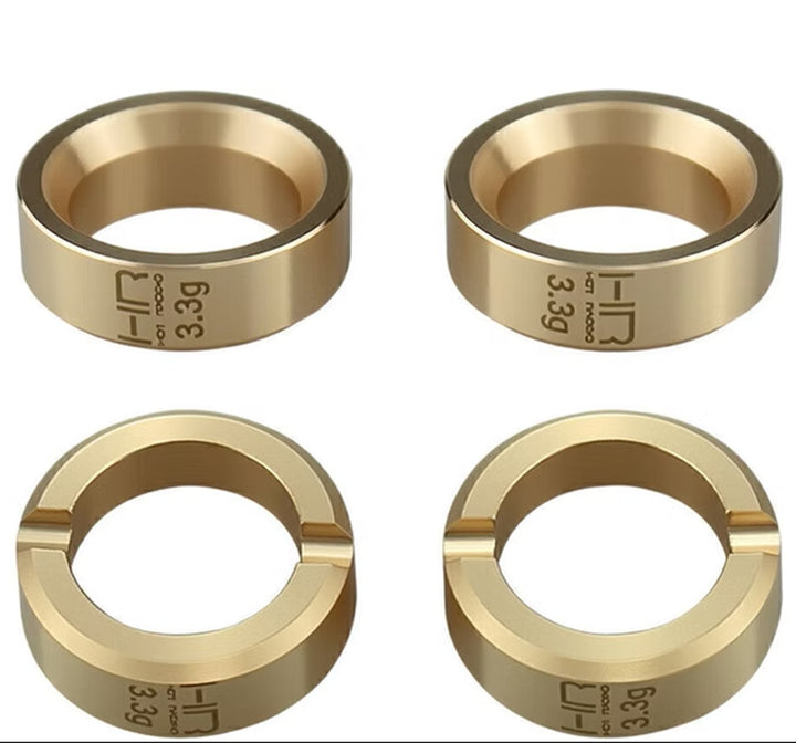 Hot Racing 3.6g Brass Wheel Weights, SCX30