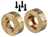 Hot Racing Brass Rear Hub 4.1g, SCX30