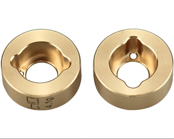 Hot Racing Brass Rear Hub 4.1g, SCX30