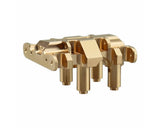 Hot Racing Axial SCX30 Brass Skid Plate (Gold) (18.6g)