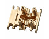 Hot Racing Axial SCX30 Brass Skid Plate (Gold) (18.6g)