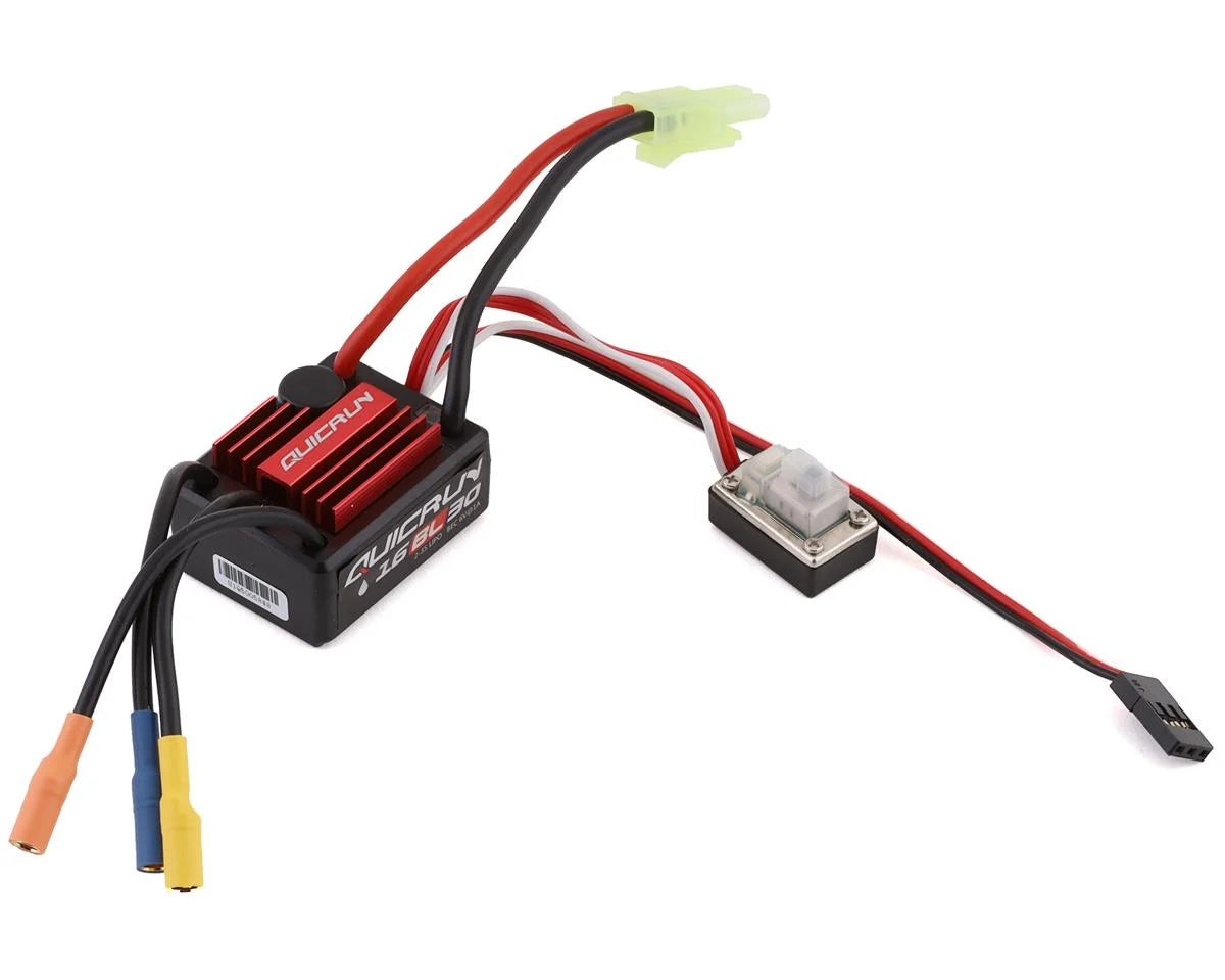 Hobbywing Quicrun WP-16BL30 Waterproof 1/18th Scale Brushless ESC - Iron City RC Hobbies