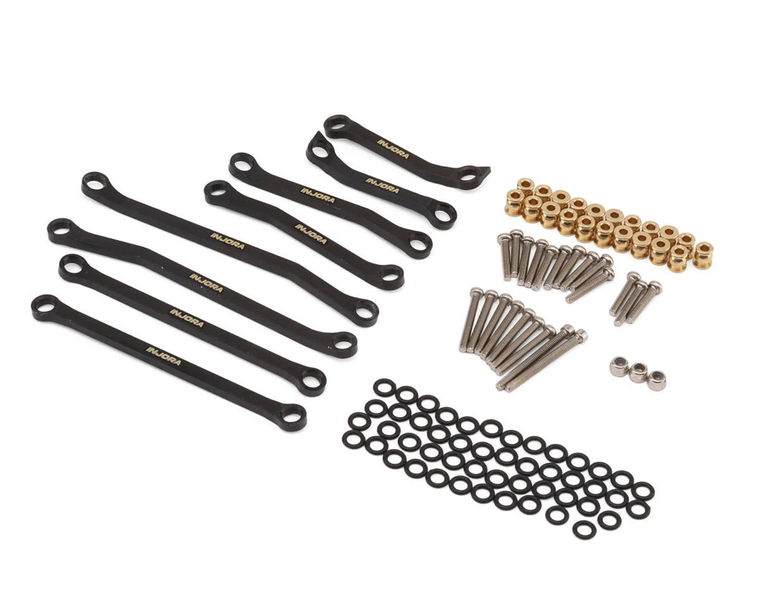 Injora Redcat Ascent-18 Apex Black Brass High Clearance Link Set (Black) (36g)