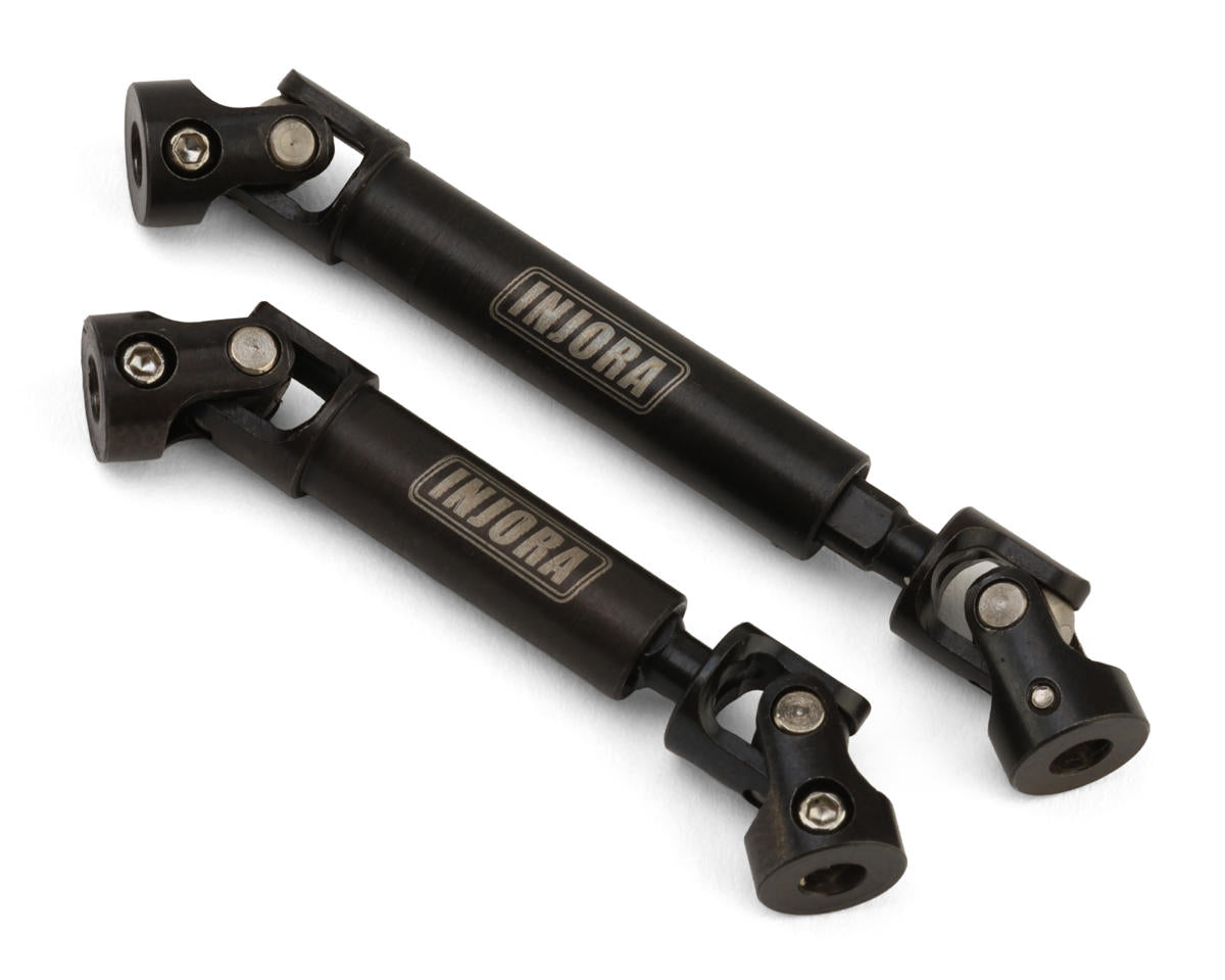 Injora Axial SCX24 Hardened Steel Drive Shafts Set (C10/JLU/Bronco/Base Camp/4Runner) (132mm Wheelbase)
