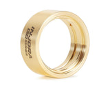 Injora Axial SCX30 0.7" D19 Beadlock wheels Brass Clamp Rings (4) (10.1g ea)