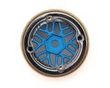 Injora 0.7" D19 ModuWheel Brass & Aluminum Micro Crawler Beadlock Wheels (4) (8.4g ea) (-2mm Offset) (Ascent-32)