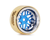 Injora 0.7" D19 ModuWheel Brass & Aluminum Micro Crawler Beadlock Wheels (4) (8.4g ea) (-2mm Offset) (Ascent-32)