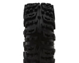 Injora 1.3" Deep Dish Aluminum Micro Crawler Beadlock Wheels w/Swamp Claw Tires (S5) (Black) (4) (28g ea) (70mm OD)