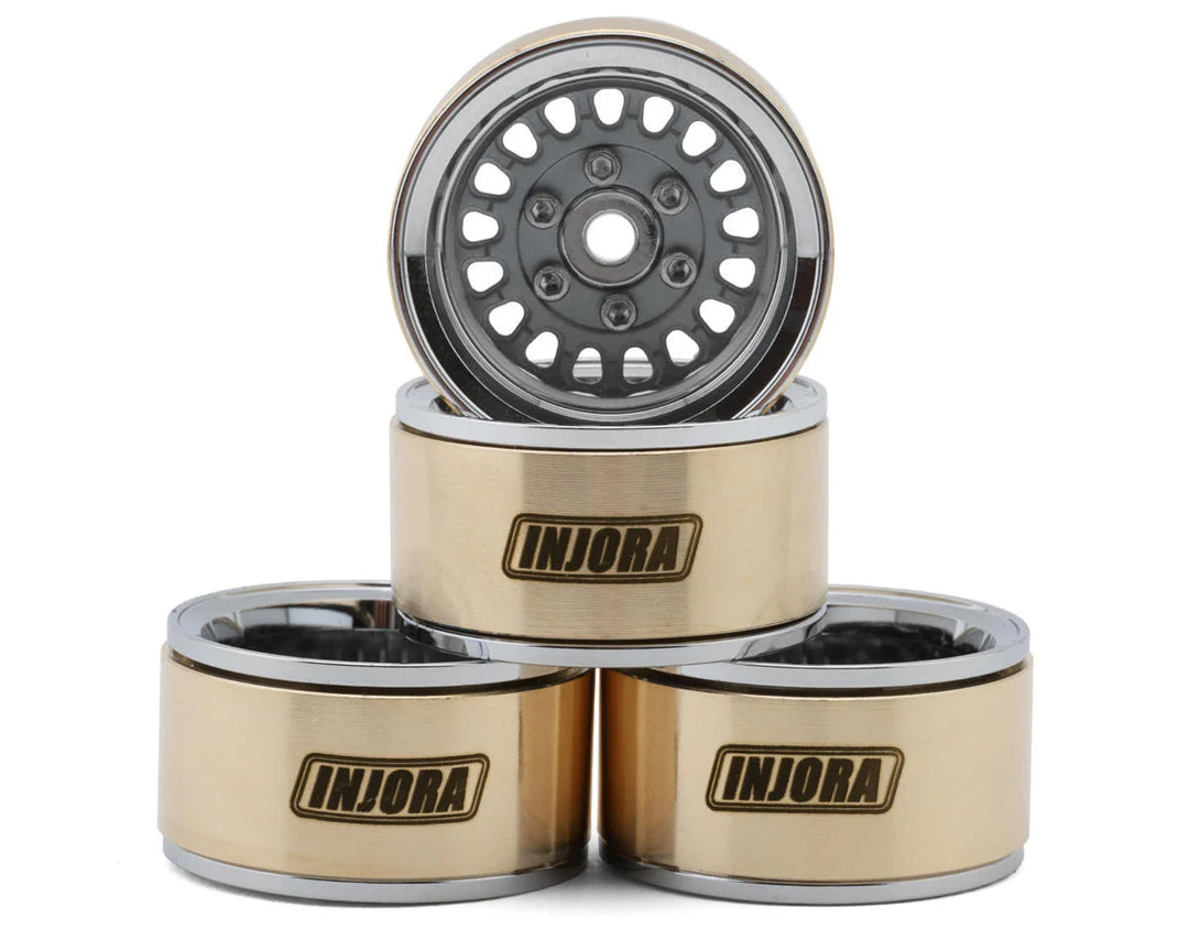 INJORA 1.0" ModuWheel -4.4mm Offset Wheels for Micro Crawlers (Choose Color)