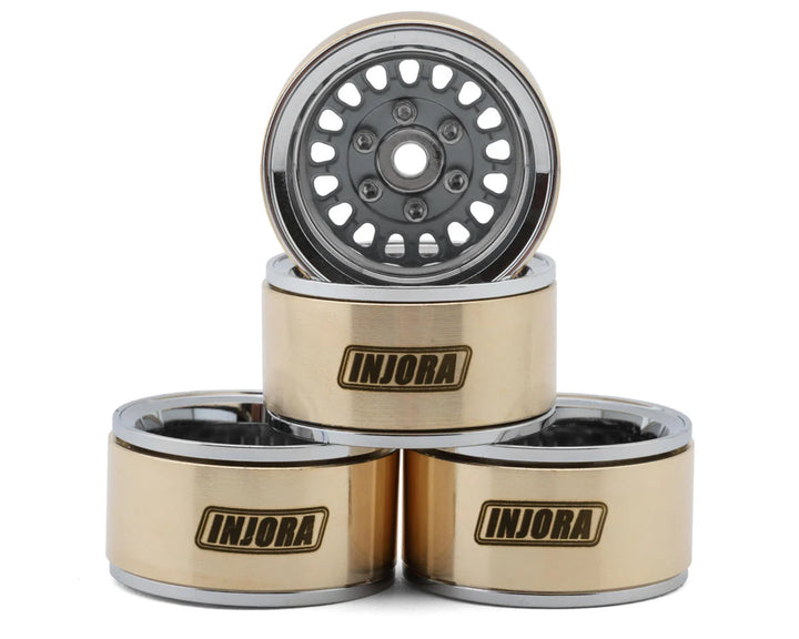 INJORA 1.0" ModuWheel -4.4mm Offset Wheels for Micro Crawlers (Choose Color)