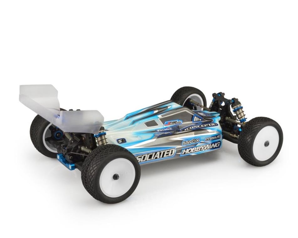 JConcepts RC10 B74.1 "S2" 4WD Buggy Body w/S-Type Wing (Clear) (Light Weight)
(0412L) - Iron City RC Hobbies