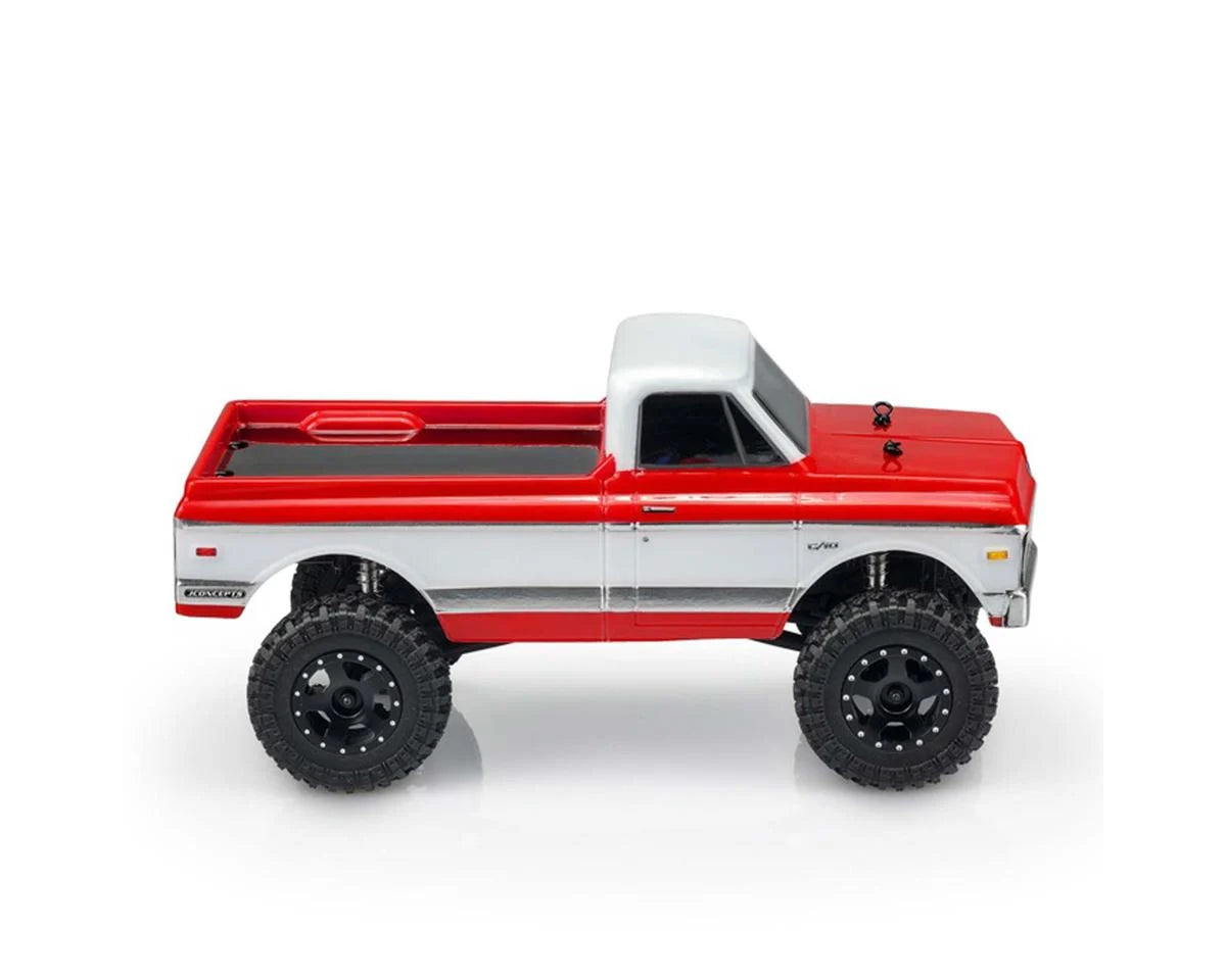 JConcepts 1970 Chevy K10 Clear Body, for Axial SCX24
