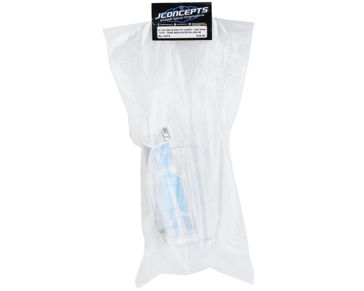 JConcepts RC10 B6.4/B6.4D "S2" Body w/Turf Wing (Clear) (0474) - Iron City RC Hobbies