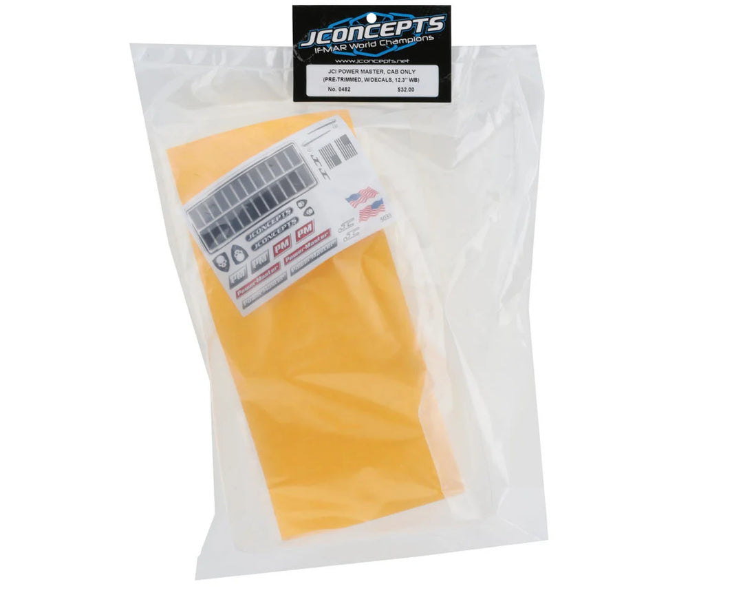 JConcepts Power Master Rock Crawler Body (Clear) (12.3") (Cab Only)