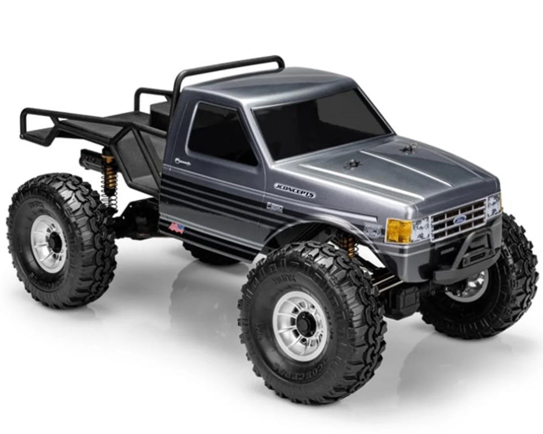 JConcepts Tuck 1989 Ford F-150 Rock Crawler Body (Clear) (12.3") (Cab Only)