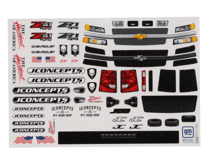 JConcepts 2003 Chevy K5 Blazer Pre-Runner 1/10 Rock Crawler Body (Clear) (12.3")