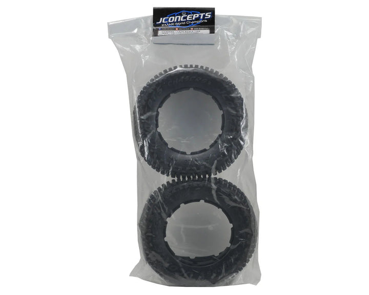 JConcepts Chasers 1/5 Scale Off-Road Truck Tires (2) (No Foam) (Yellow)