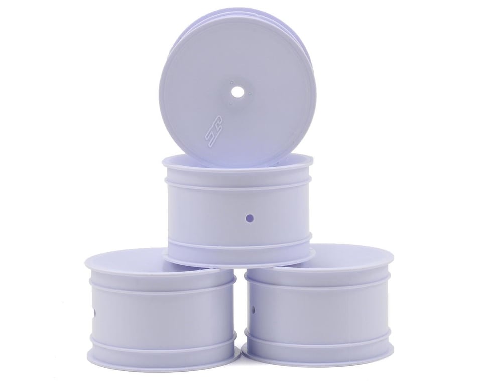 JConcepts 12mm Hex Mono 2.2 Rear Wheels (4) (B6/B74/RB6) (White) (3348W) - Iron City RC Hobbies