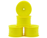 JConcepts 12mm Hex Mono 2.2 Rear Wheels (4) (B6/B74/RB6) (Yellow) (3348Y)