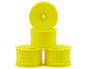 JConcepts 12mm Hex Mono 2.2 Rear Wheels (4) (B6/B74/RB6) (Yellow) (3348Y)