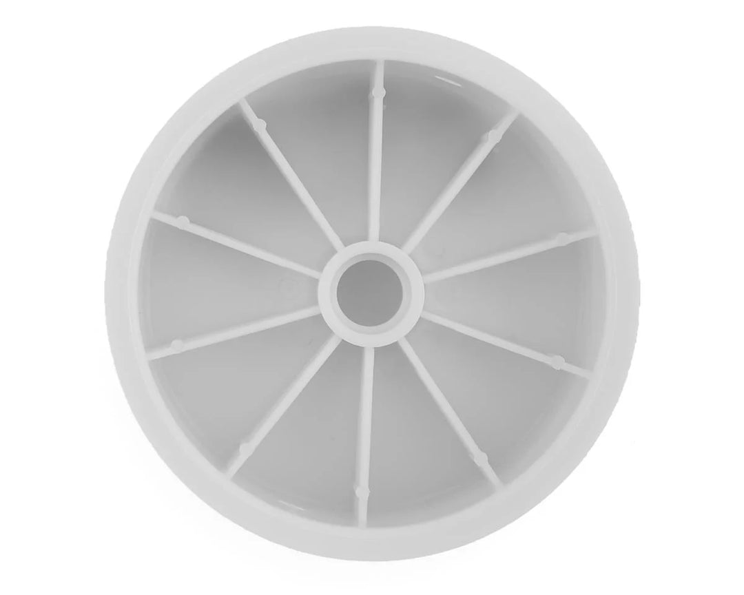 JConcepts RC10 Mono 2.2 Bearing Front Wheels (White) (4) (+Offset)
