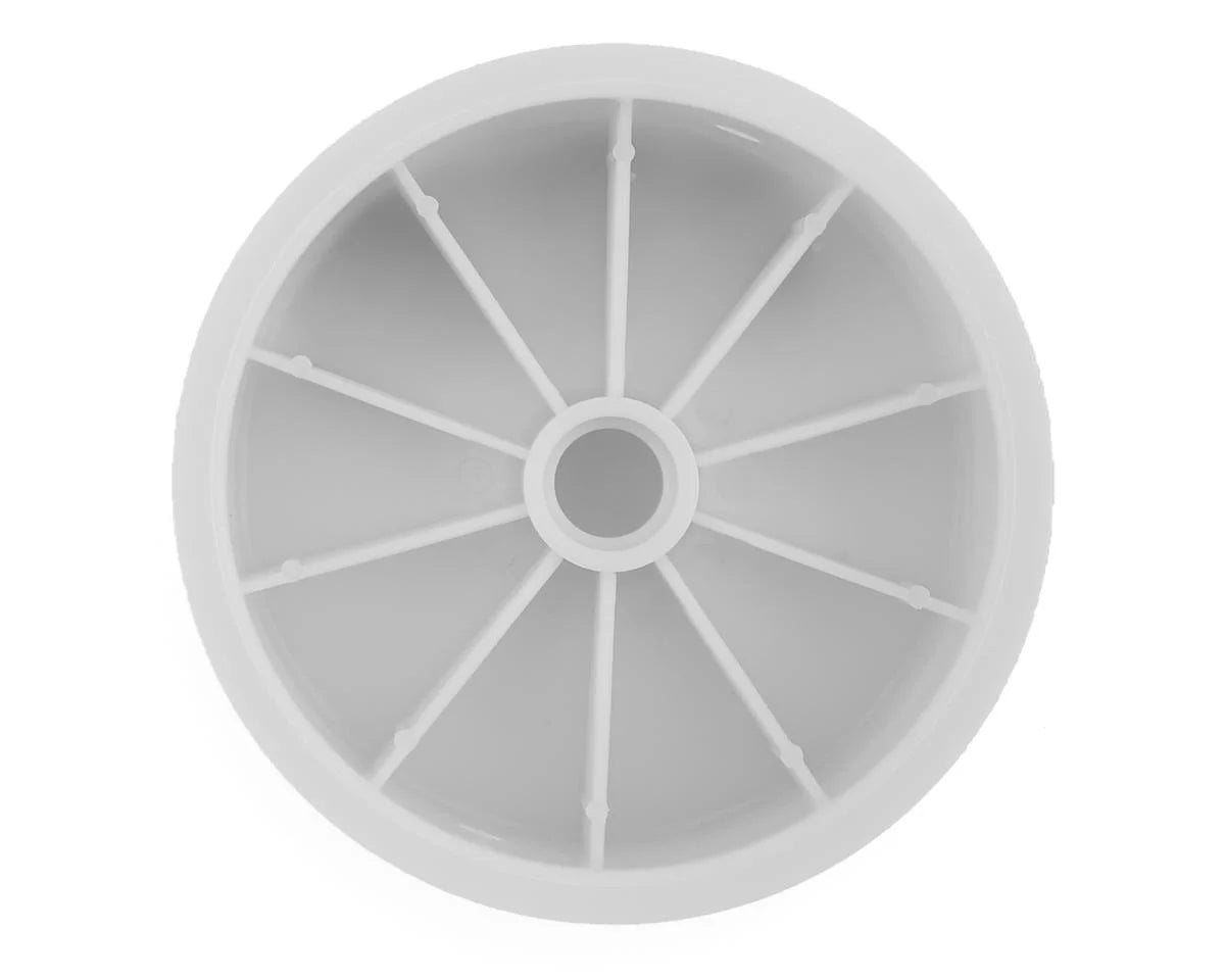 JConcepts RC10 Mono 2.2 Bearing Front Wheels (White) (4) (+Offset)