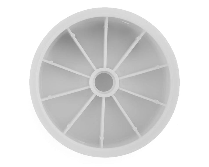 JConcepts RC10 Mono 2.2 Bearing Front Wheels (White) (4) (+Offset)