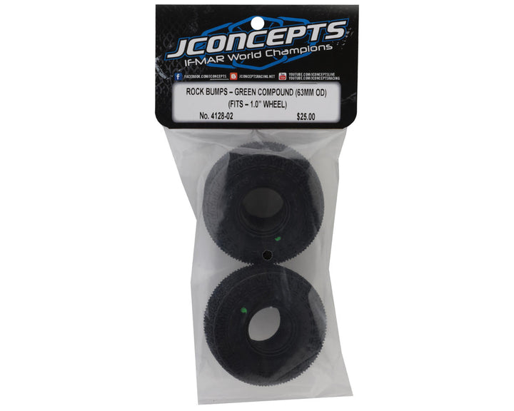 JConcepts Rock Bumps 1.0" Micro Crawler Tires (63mm OD) (2) (Green)