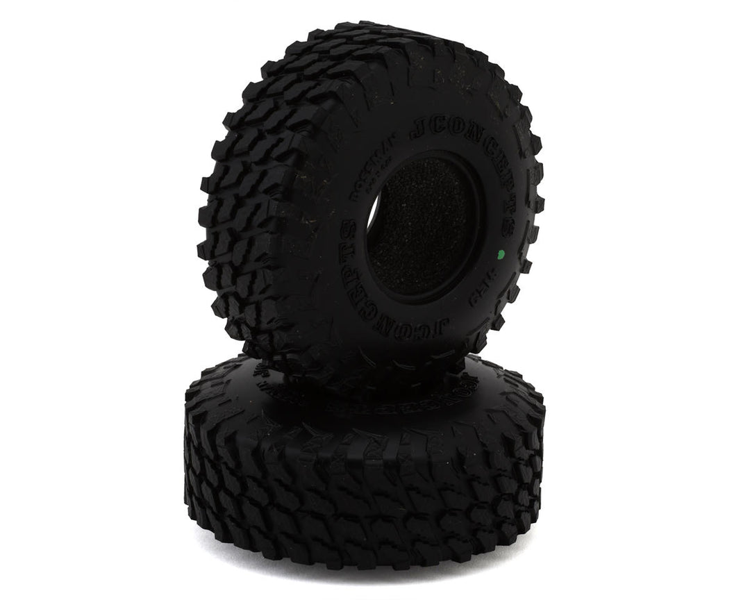 JConcepts Bossman 1.0" Micro Crawler Tires (63mm OD) (2) (Green)