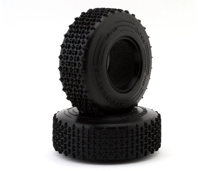 JConcepts Boss 1.9" All Terrain Comp Rock Crawler Tires (2) (4.25” OD) (Green)