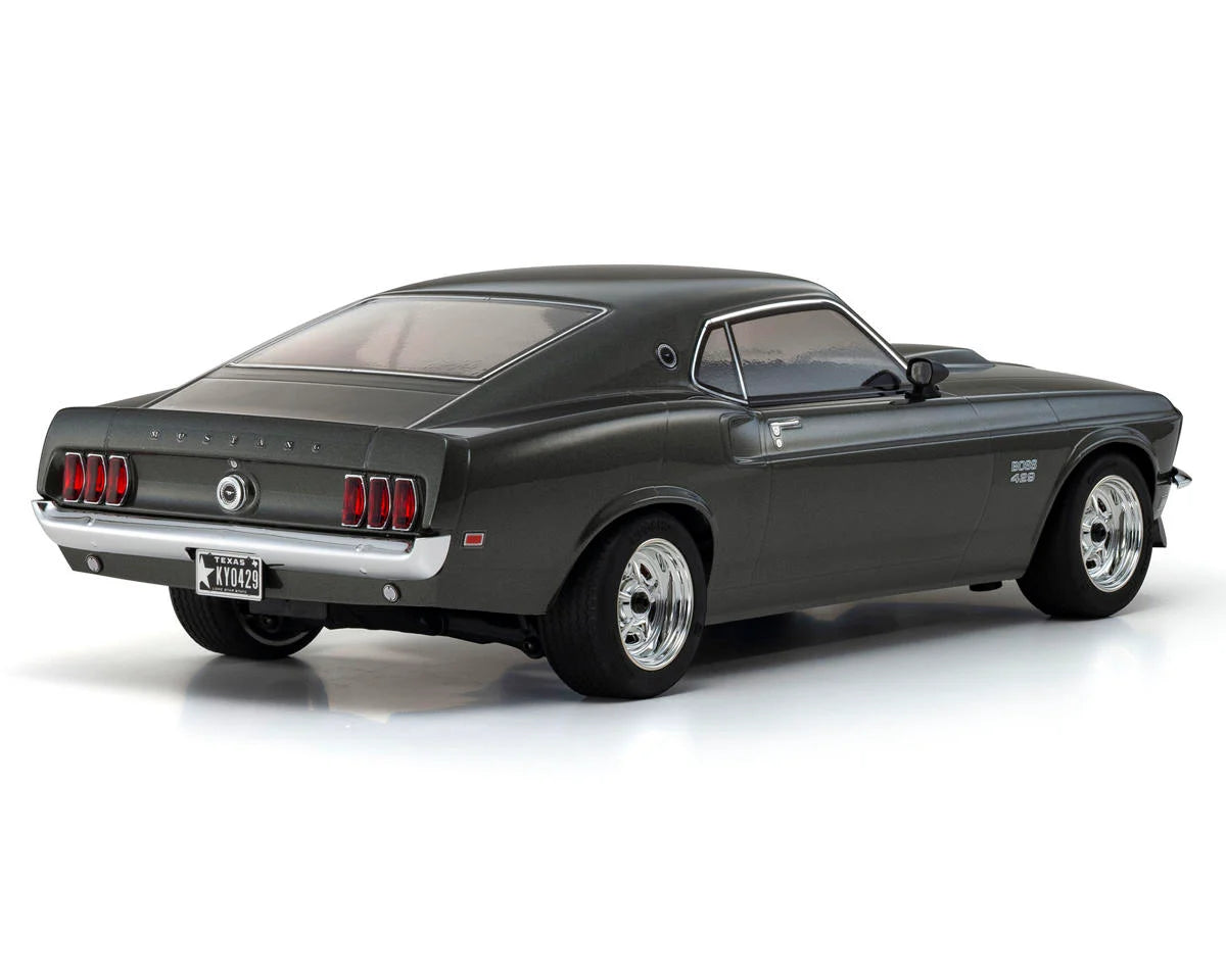 Kyosho Fazer Mk2 1969 Ford Mustang Boss 429 Electric 4WD 1/10 RTR Touring Car (Black Jade) w/Syncro KT-231P 2.4GHz Radio