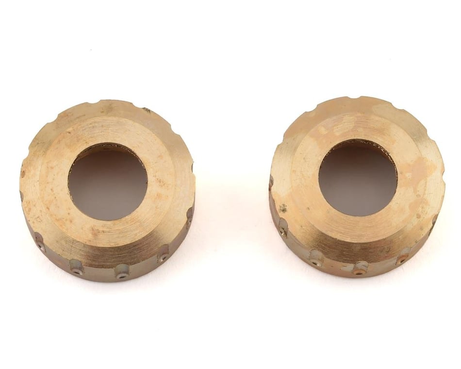 Kyosho MX-01 Brass Rear Axle Cap (2) (MXW004) - Iron City RC Hobbies
