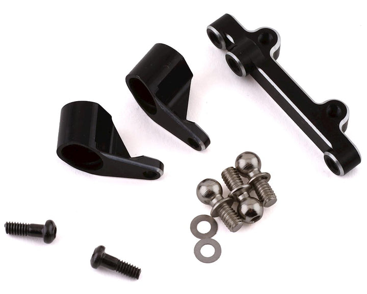Losi Mini-T 2.0 Aluminum Bellcranks & Drag Link (Black) - Iron City RC Hobbies