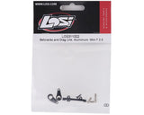 Losi Mini-T 2.0 Aluminum Bellcranks & Drag Link (Black)