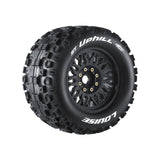 Louise R/C ST-Uphill Sport 1/8 3.8" Stadium Truck MFT Belted Tires, 17mm Hex (0" & 1/2" Offset)
