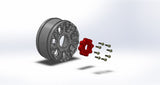 Louise MFT B-Pioneer Soft 1/8 Buggy Tires, 17mm Hex, 0" & 1/2" Offset, Mounted on Black Rims, (2)