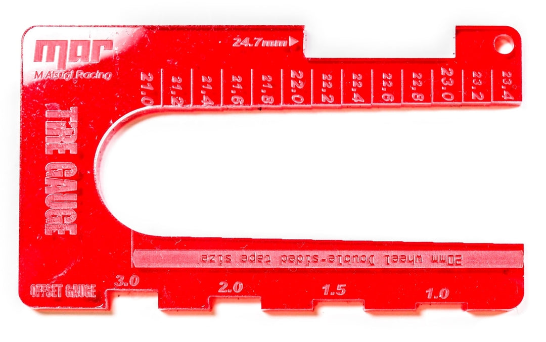 Yutori Racing MAR RIGN Tire Guage - Iron City RC Hobbies