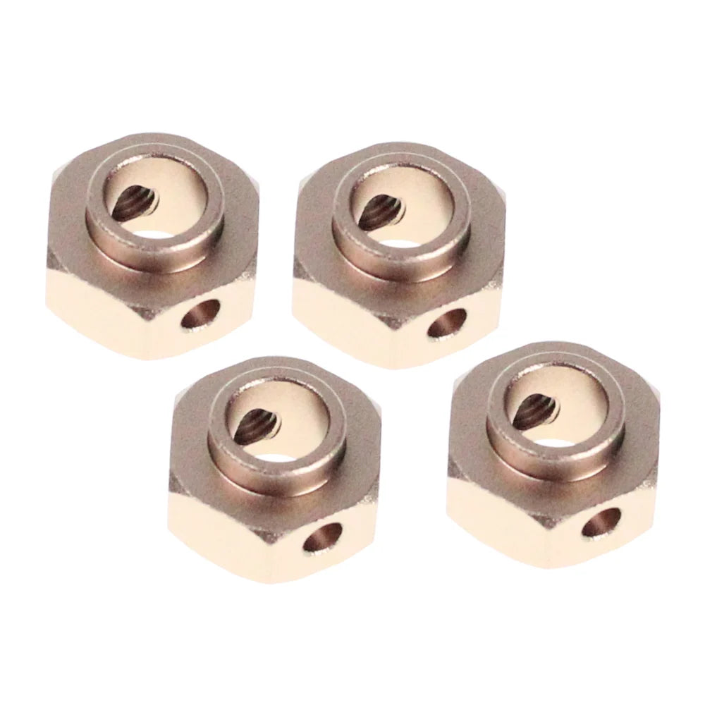 Redcat 17mm Wheel Hex (Threaded Axle)(Aluminum)(4pcs)