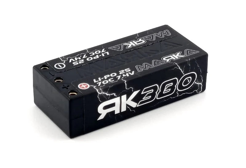Marka 7.4v 2S - 70C -380MAH HARDCASE LIPO BATTERY PACK (2.0mm Bullet)