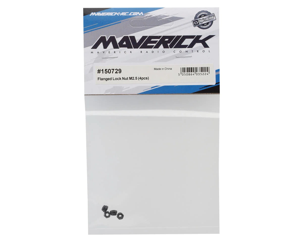 Maverick 2.5mm Flanged Lock Nuts (4)