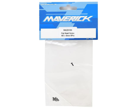 Maverick 2x6mm ION Flat Head Phillips Screw (6)
(MV28105)