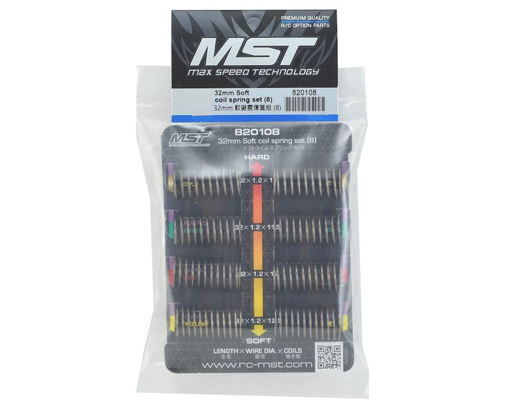 MST 32mm Soft coil spring set (8)