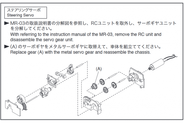 Kyosho Metal Servo Gear(4th)for MR-03 MZW417 - Iron City RC Hobbies