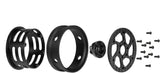Powerhobby 1.9" Carbon Fiber Lightweight Beadlock Wheels A 1/10 Rock Crawler